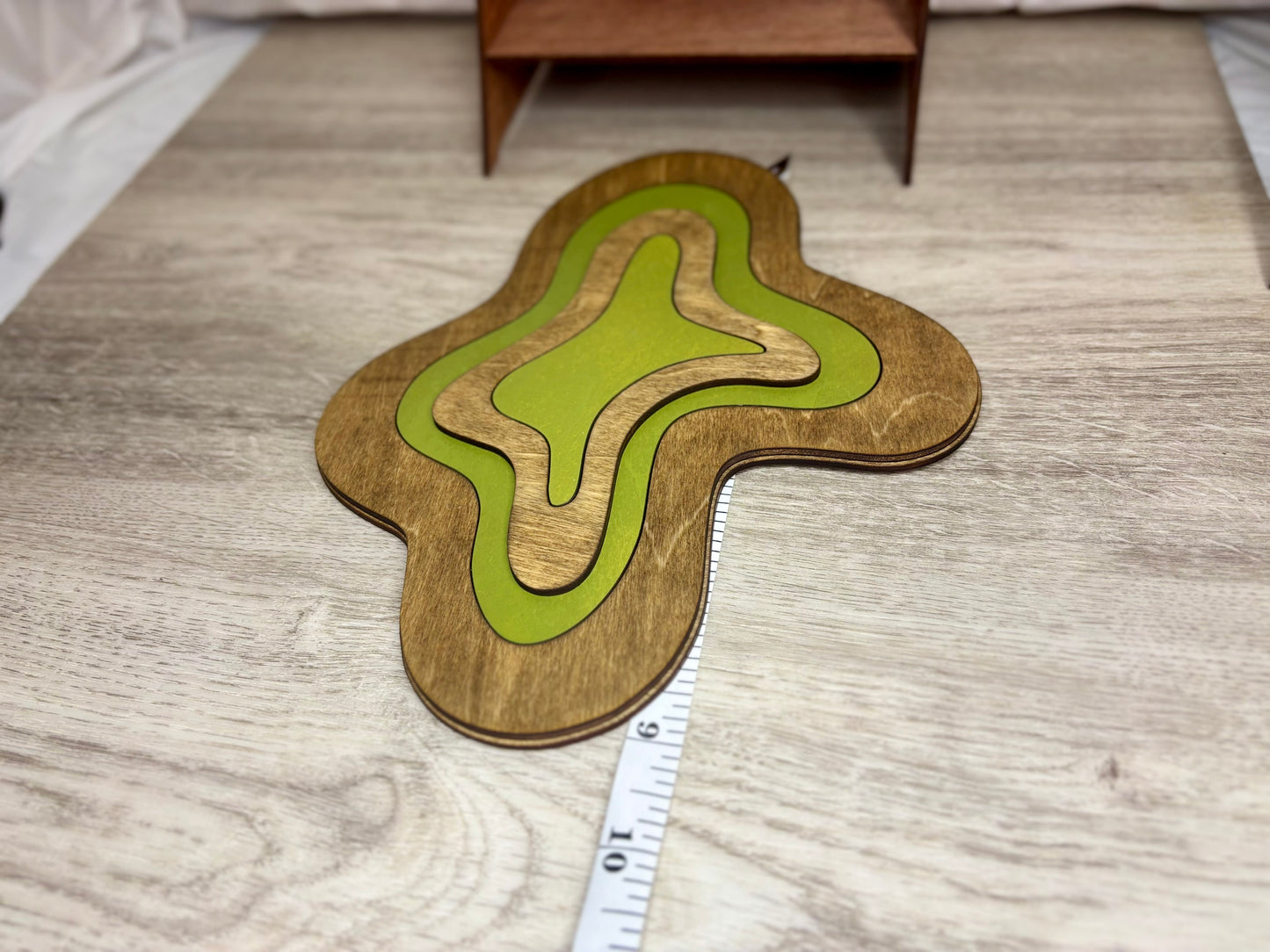 Green Retro Squiggle Set - Wall Decor