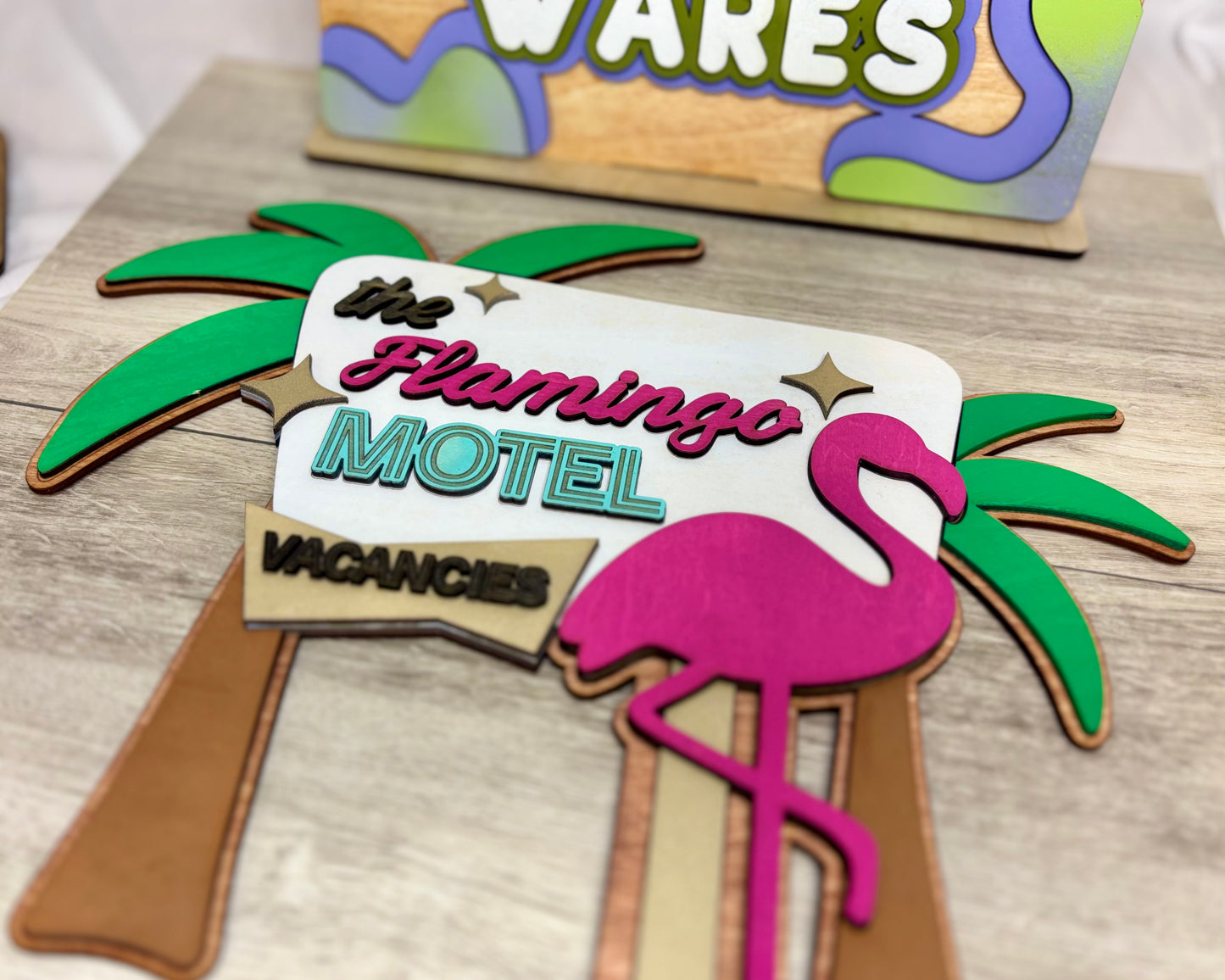 “Flamingo Motel” - Wall Decor