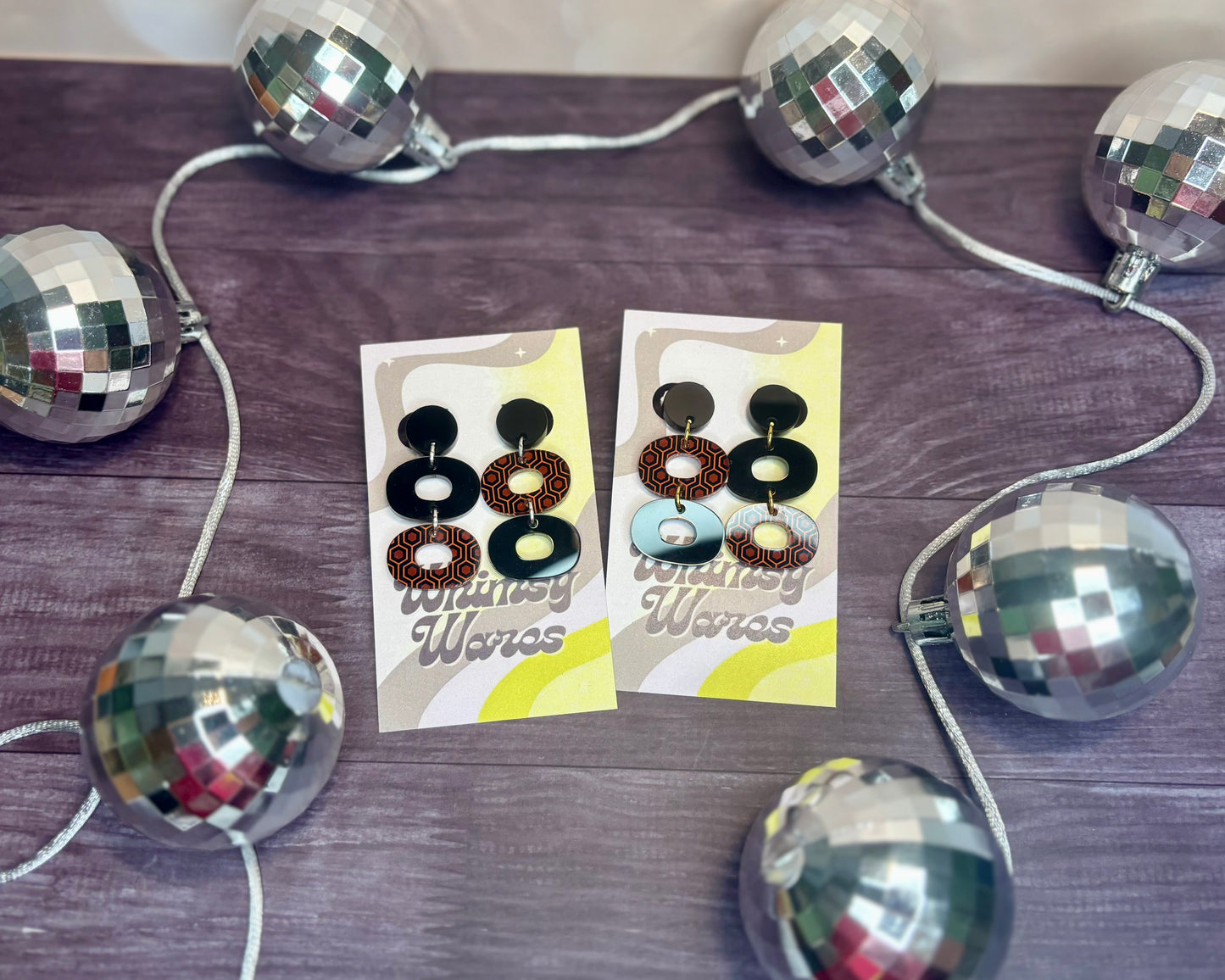REDRUM Runner Drop Dangles - Acrylic Earrings