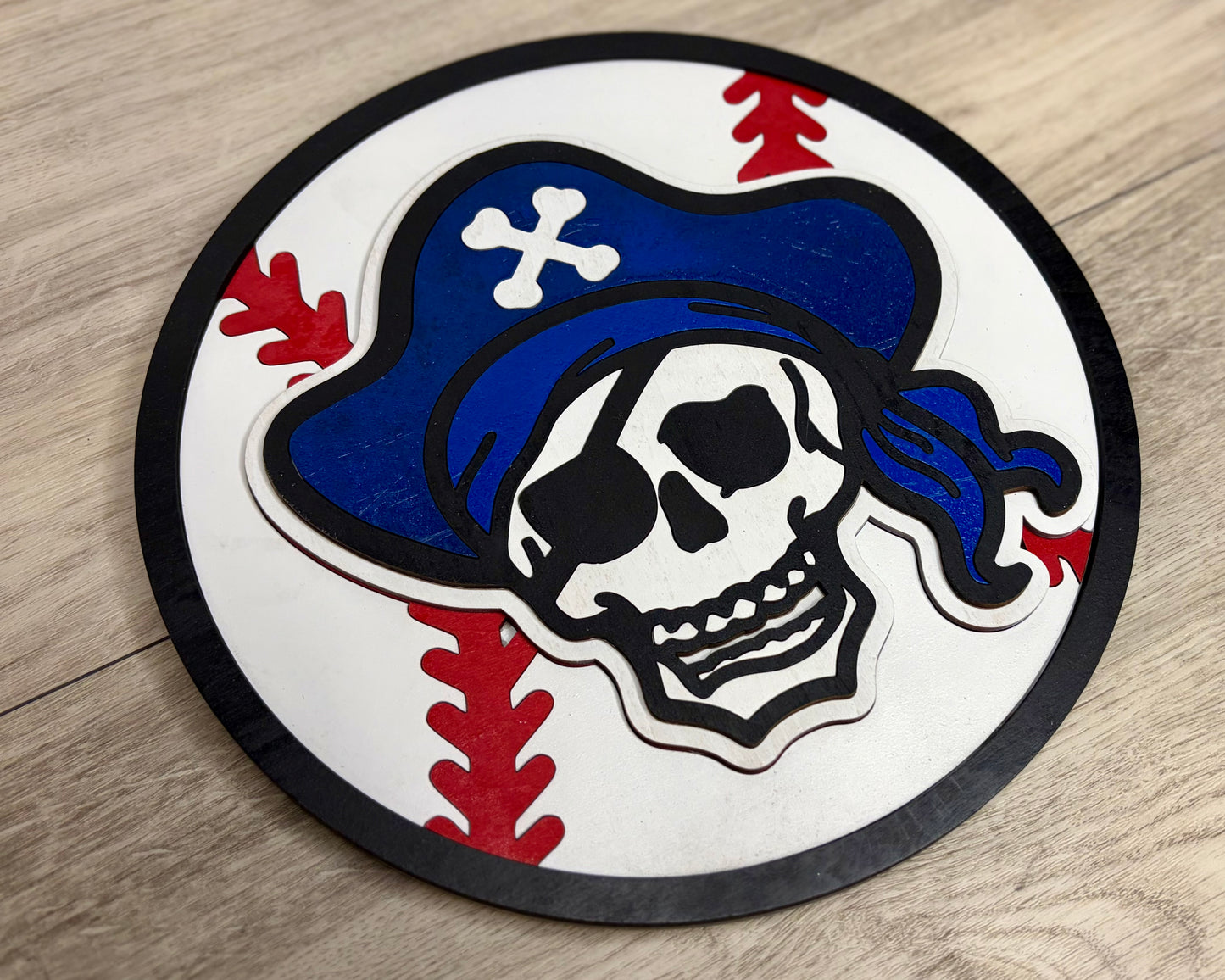 Pirate Baseball Custom - Wall Decor