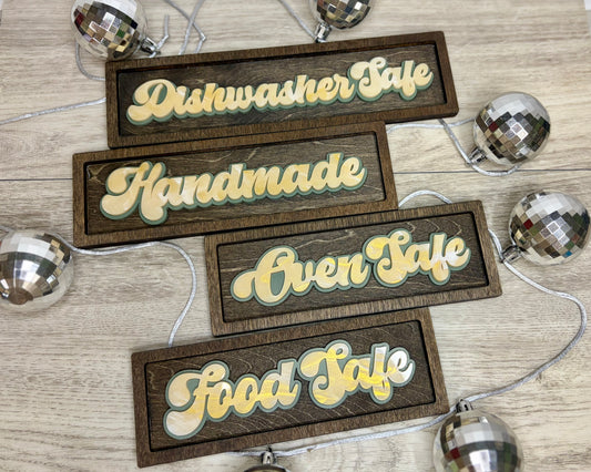 Clay Away Custom - Vendor Sign Set