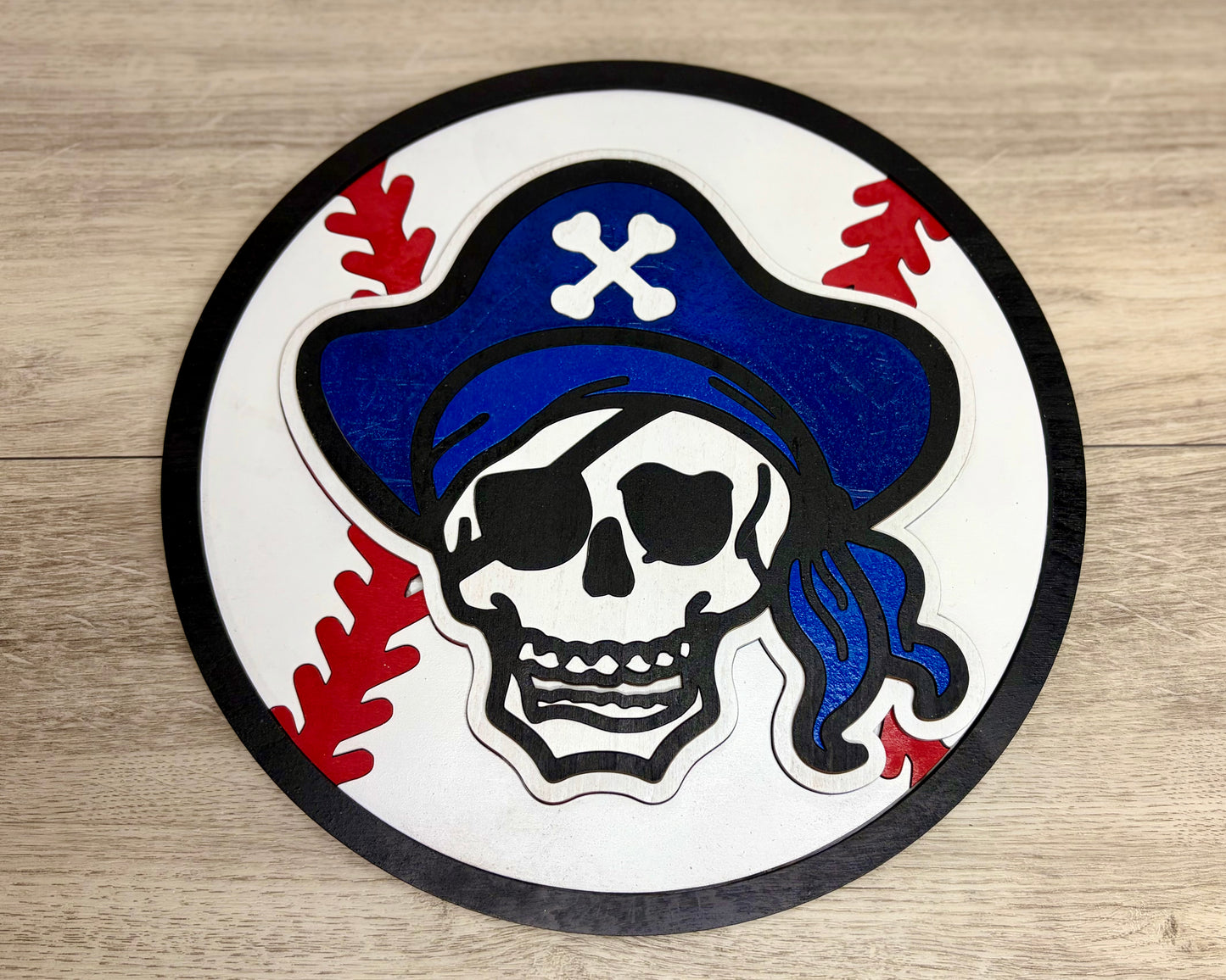 Pirate Baseball Custom - Wall Decor