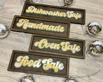Clay Away Custom - Vendor Sign Set