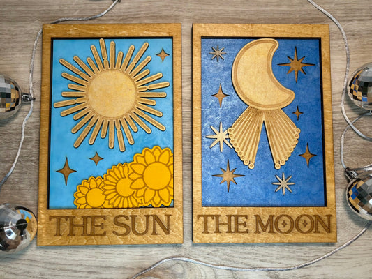 Sun & Moon Set - Wall Decor