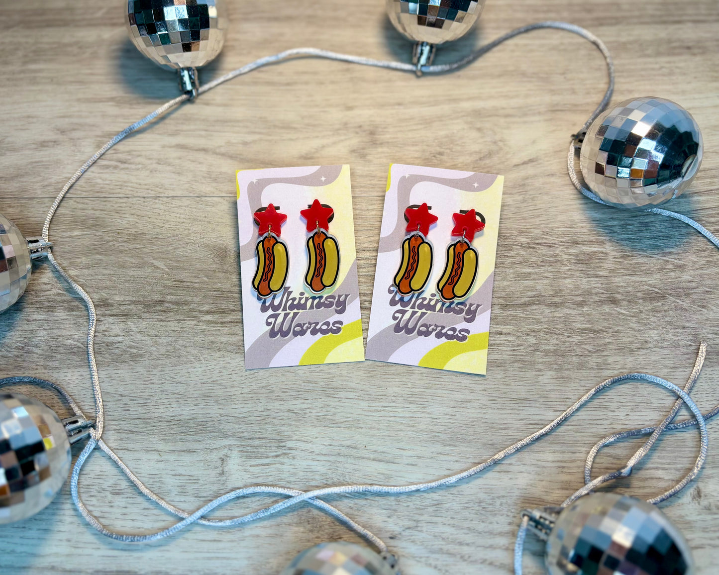 Rocket Dog Drop Dangles - Acrylic