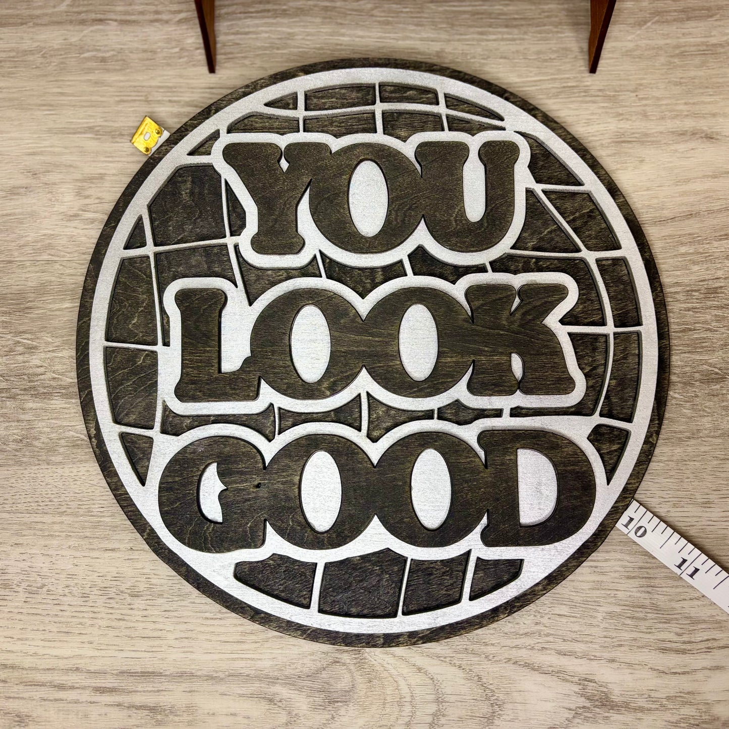 “You Look Good” Funky Disco Ball - Wall Decor