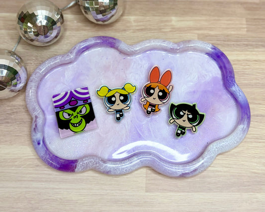 Powerpuff Girl Custom Magnet Set - Acrylic Magnets