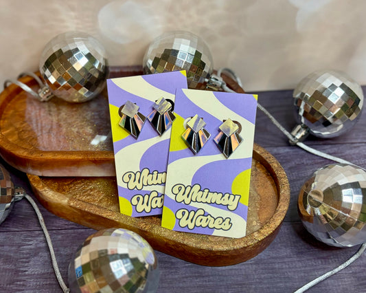 Shooting Diamond Studs - Acrylic Earrings