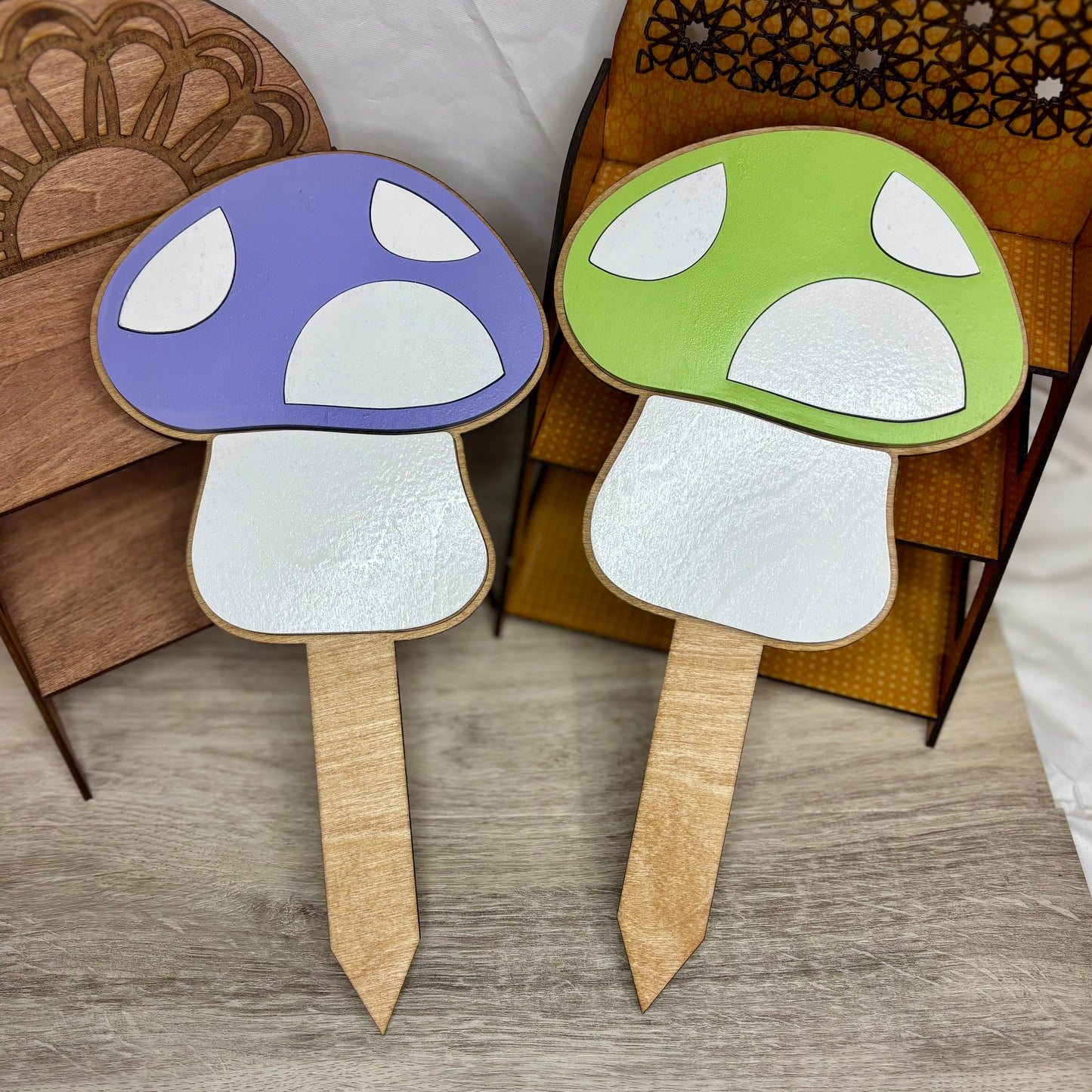 Mushroom Plant Stakes