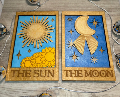Sun & Moon Set - Wall Decor