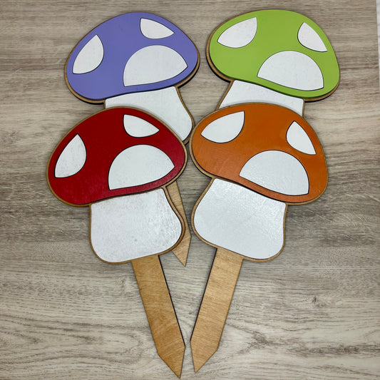 Mushroom Plant Stakes