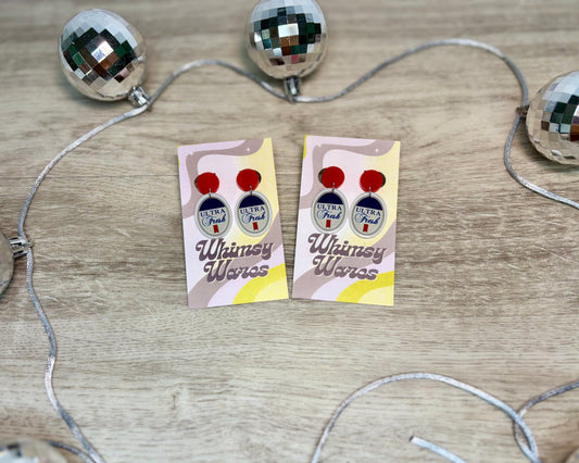Custom - Ultra Fresh Drop Dangles - Acrylic Earrings