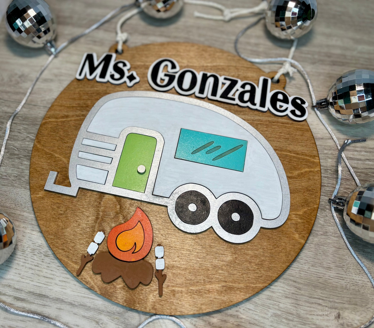 Custom Sign - Camping Theme