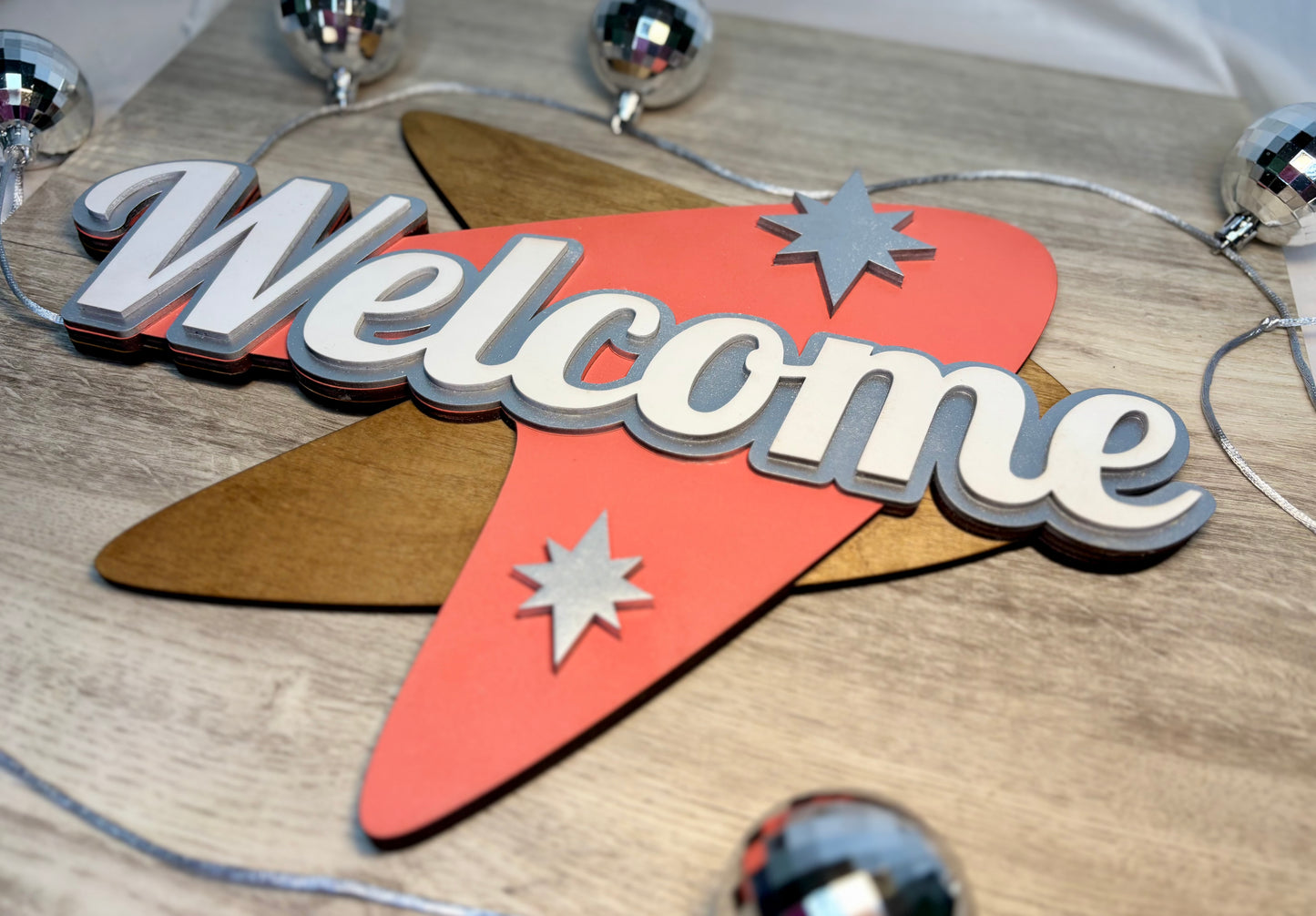 Boomerang Welcome Sign - Wall Decor