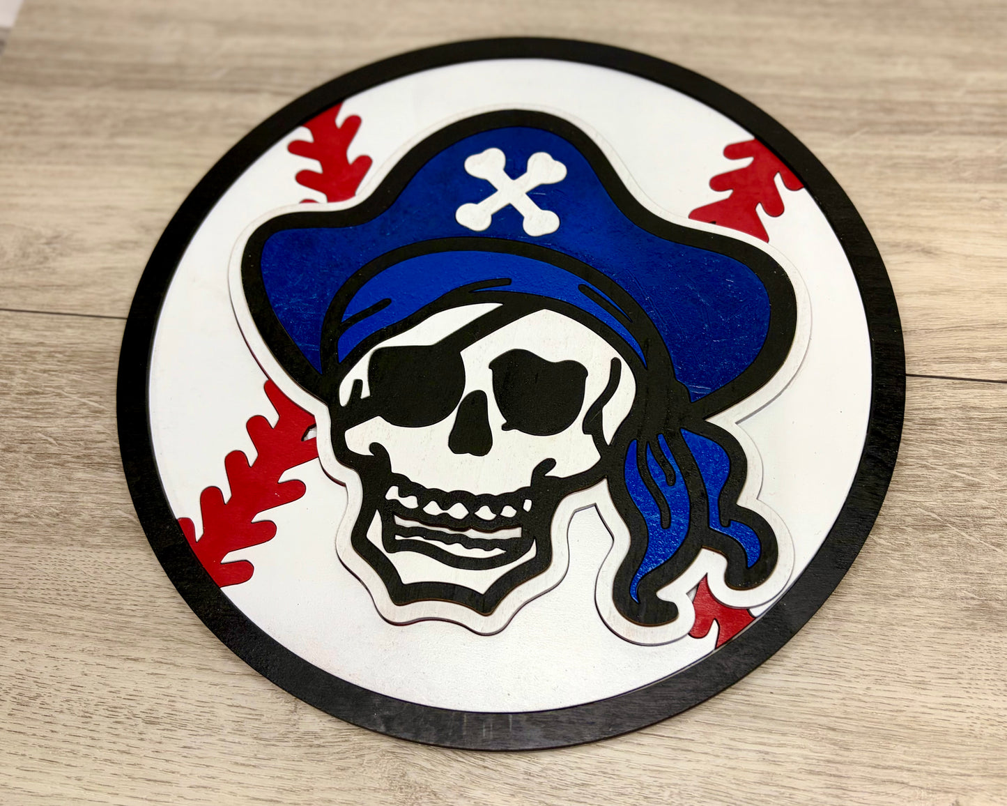 Pirate Baseball Custom - Wall Decor