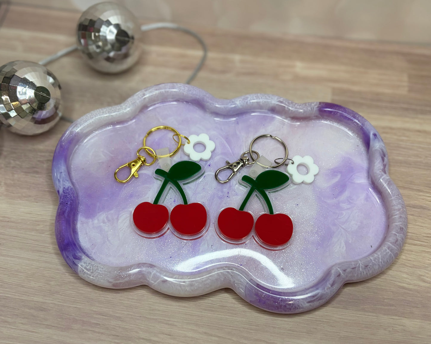 Flowery Fruit Bag Charms
