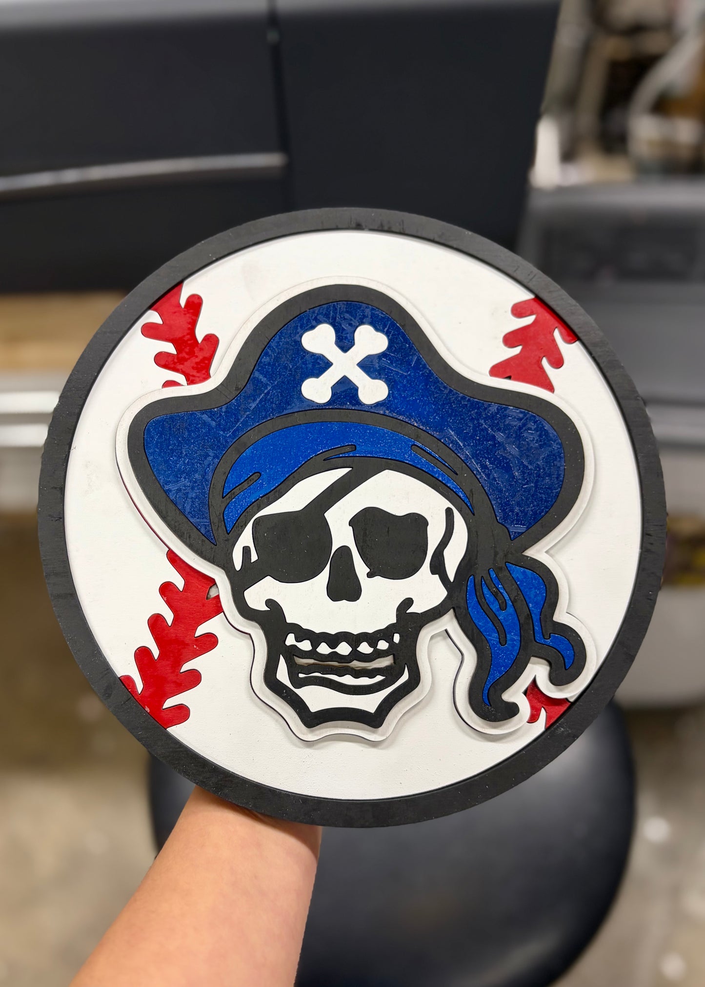 Pirate Baseball Custom - Wall Decor