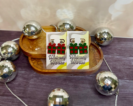 Present Time Dangles - Acrylic Earrings