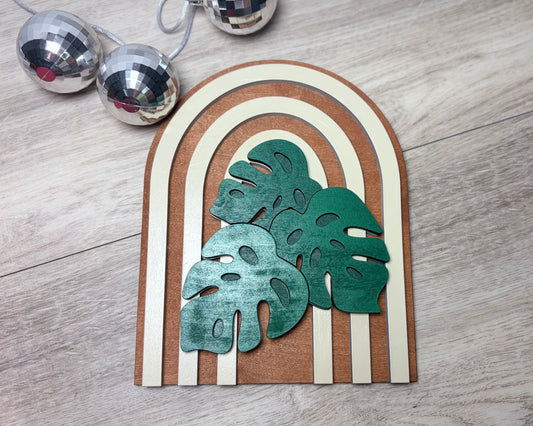 Monstera Arch - Wall Decor