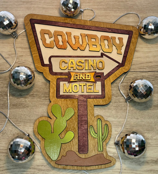 “Cowboy Casino” - Wall Decor