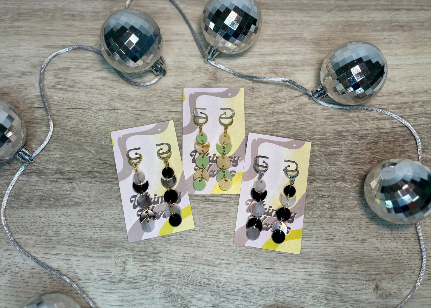 Every Phase Huggies - Acrylic Earrings