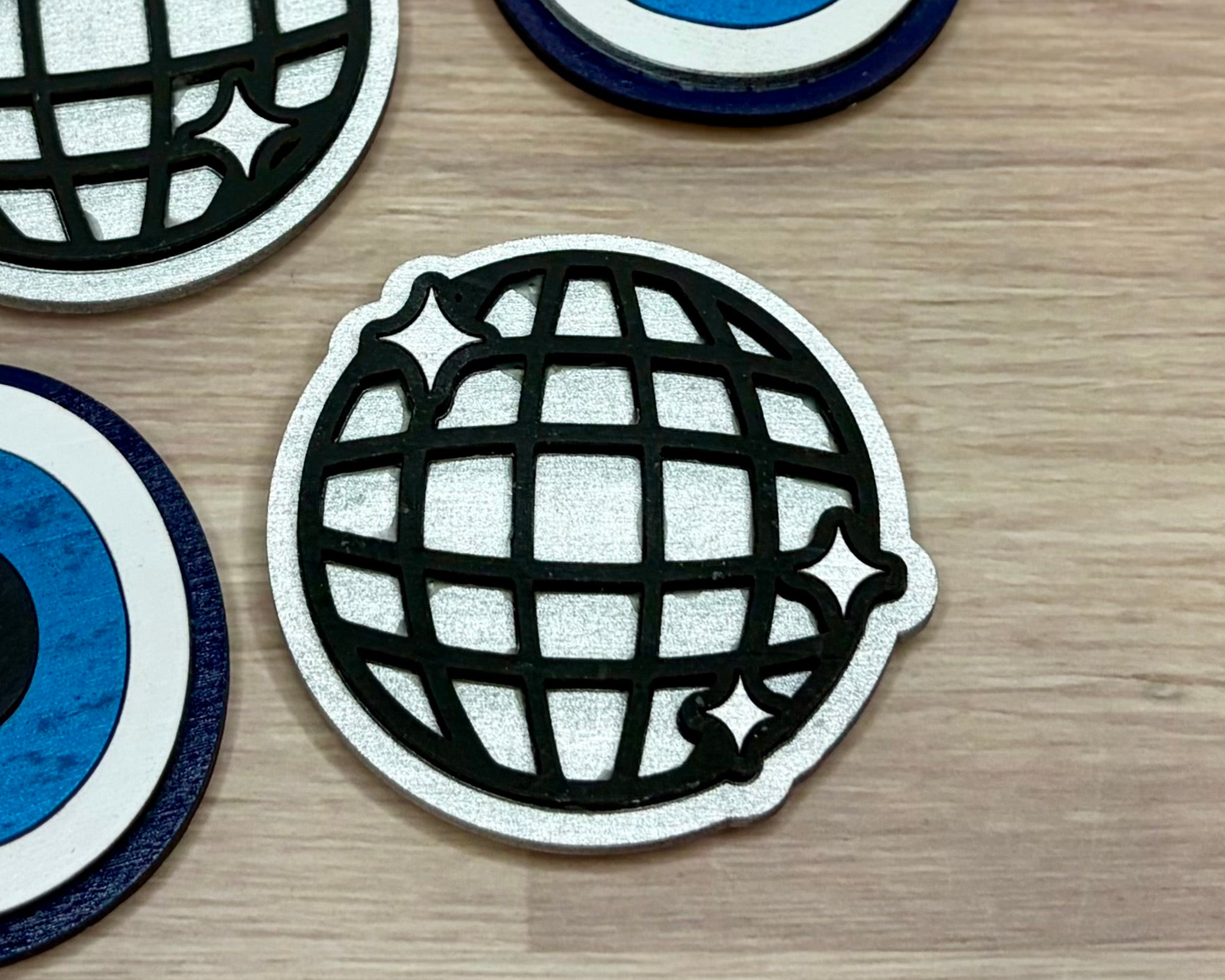 Assorted Wood Magnets