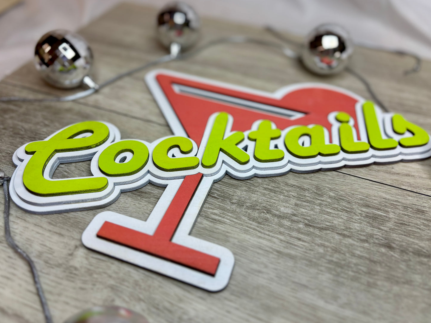 “Cocktails” - Wall Decor