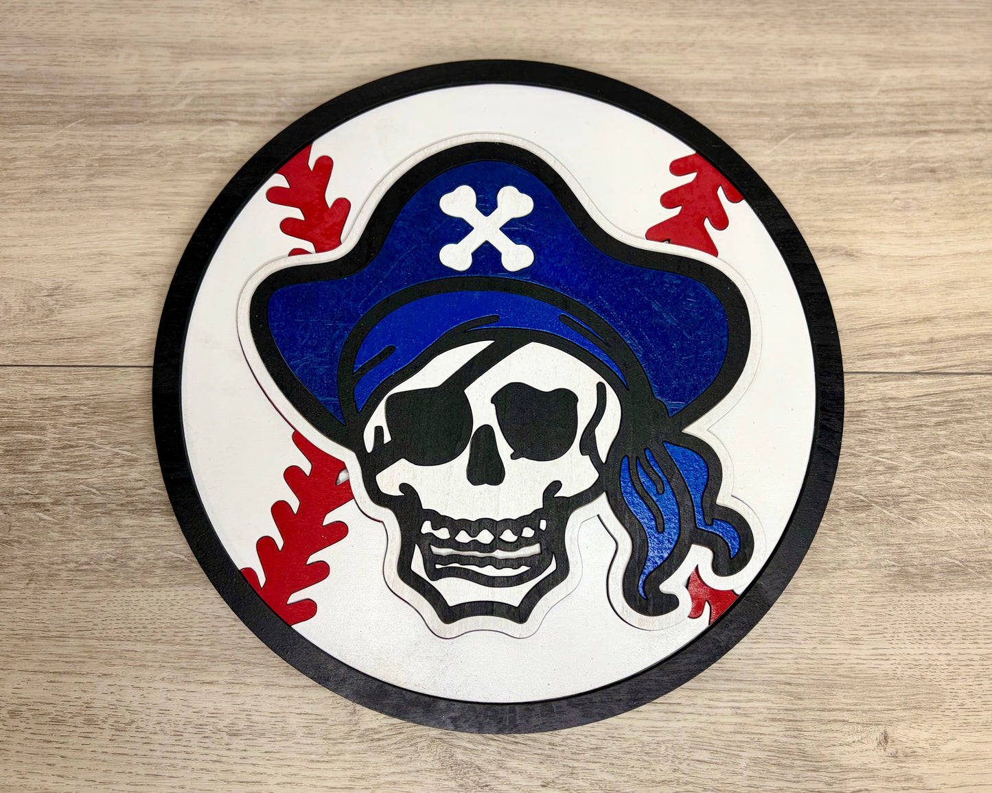 Pirate Baseball Custom - Wall Decor