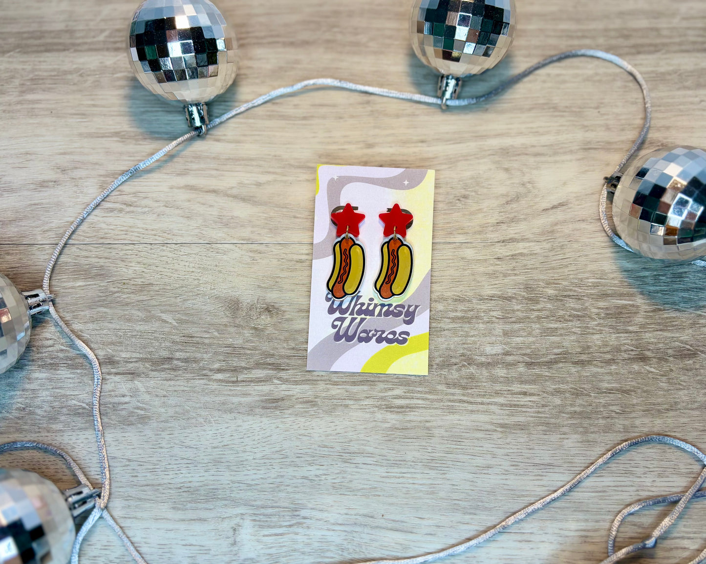 Rocket Dog Drop Dangles - Acrylic