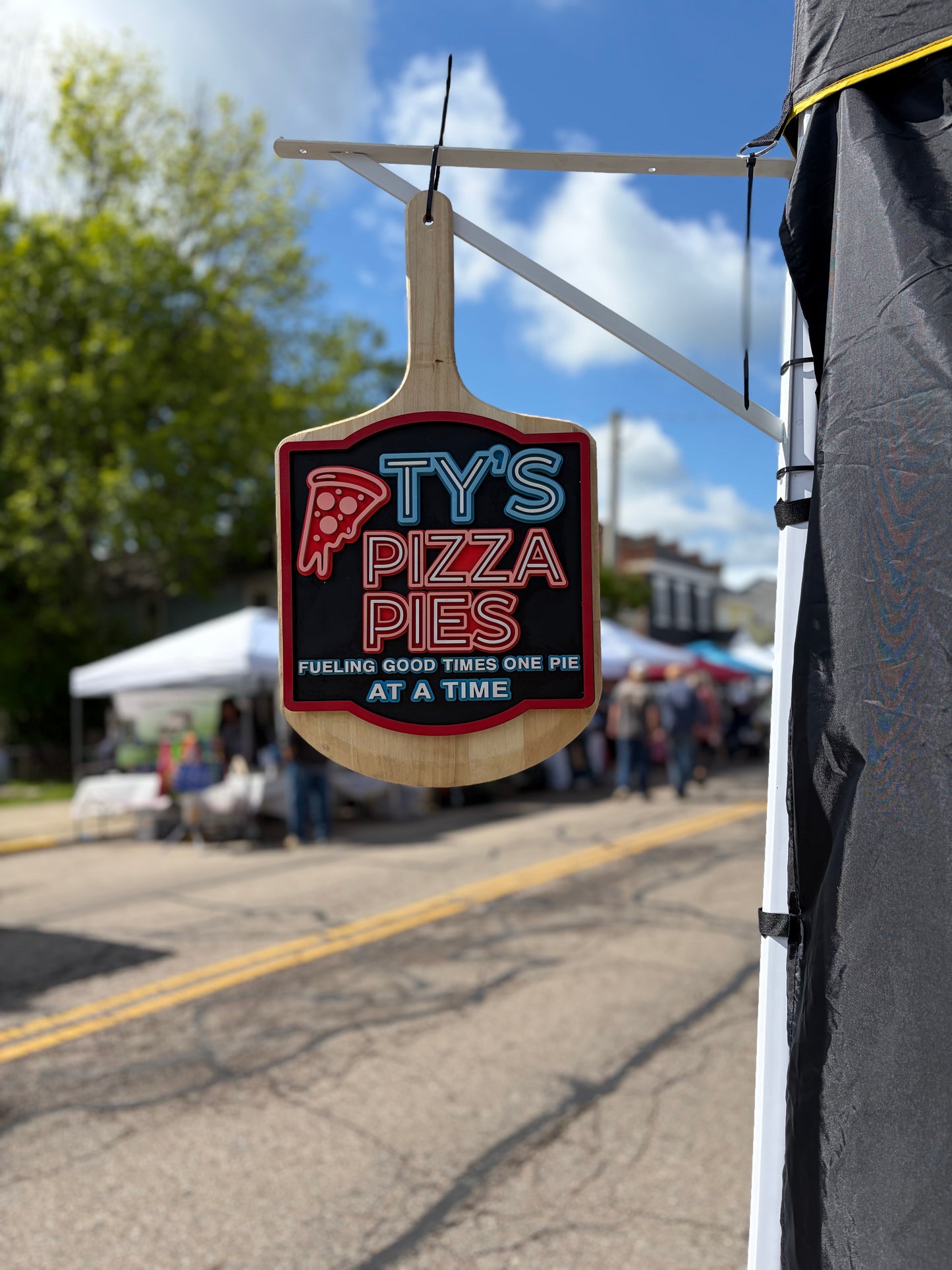 Ty’s Pizza - Custom Vendor Sign
