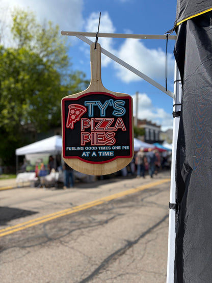 Ty’s Pizza - Custom Vendor Sign