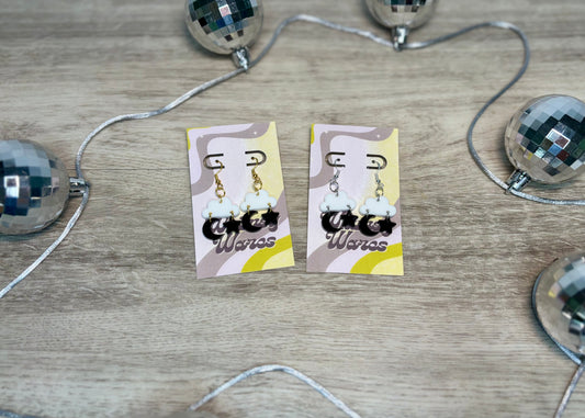 Dreamy & Stormy Cloud Drops & Dangles - Acrylic Earrings