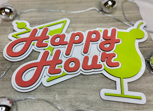 “Happy Hour” - Wall Decor