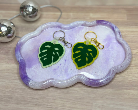 Monstera Leaf Bag Charms