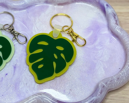 Monstera Leaf Bag Charms