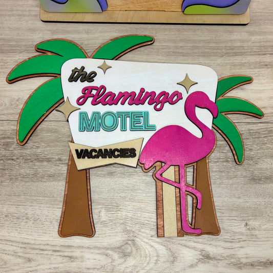 “Flamingo Motel” - Wall Decor