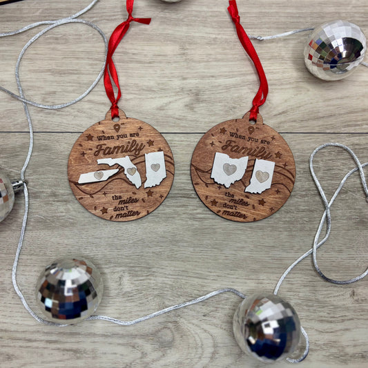 Custom Miles Don’t Matter Ornament