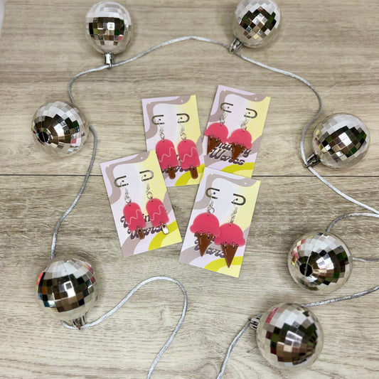 Cool Summer Treats - Acrylic Earrings