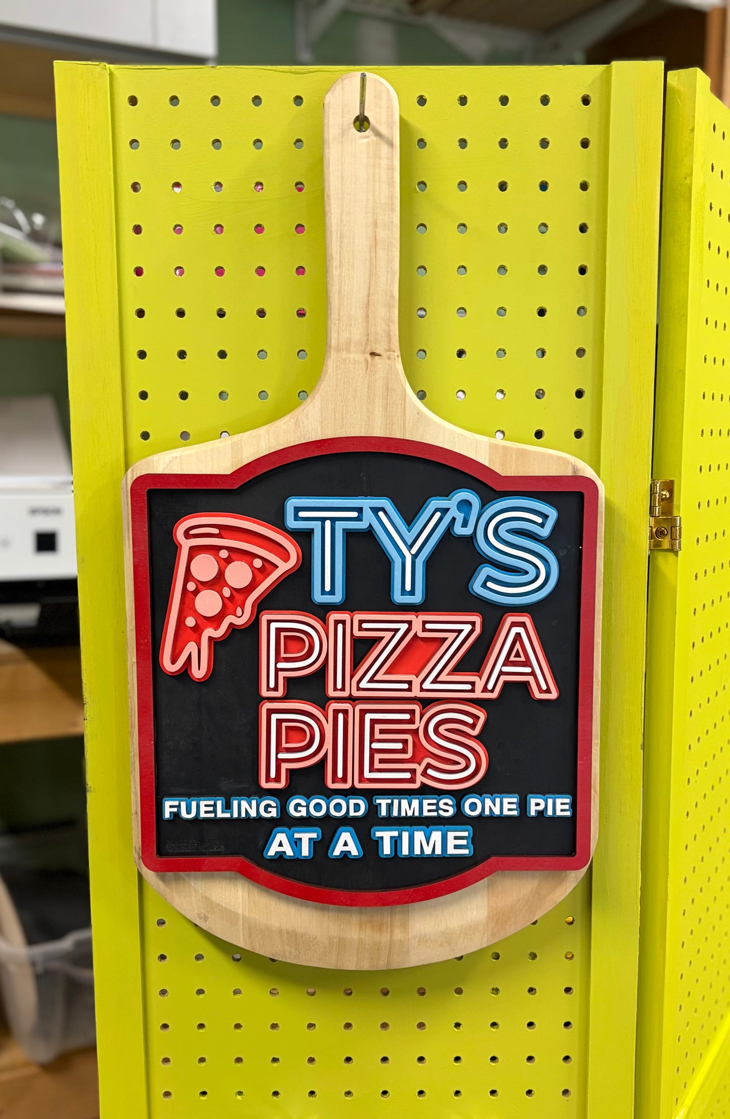Ty’s Pizza - Custom Vendor Sign