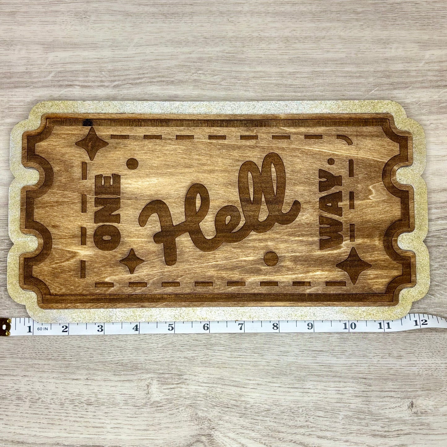 One Way Ticket - Wall Decor