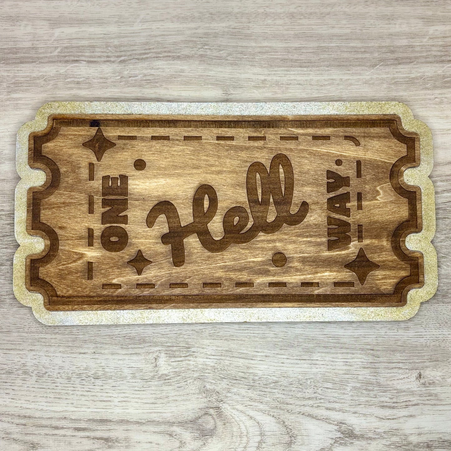 One Way Ticket - Wall Decor